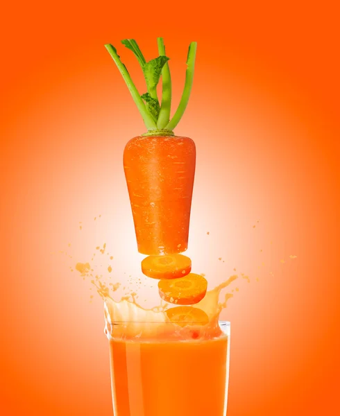 Zumo de zanahoria —  Fotos de Stock