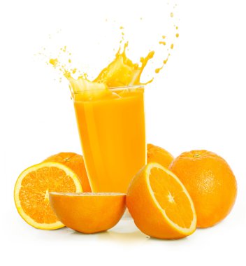 Orange juice clipart