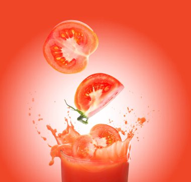 Tomato juice clipart