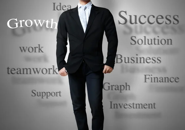 Üzletember és a siker — Stock Fotó