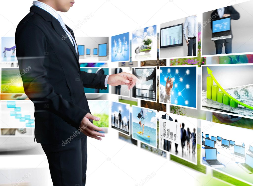Businessmen and Reaching images streaming