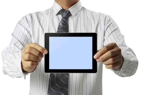 Touch-tablett i hand — Stockfoto