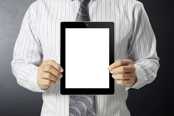 Touch-Tablet in der Hand — Stockfoto