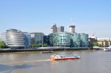 Londra'da thames Nehri