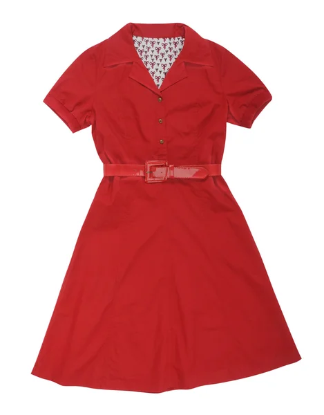 Красное платье — стоковое фото