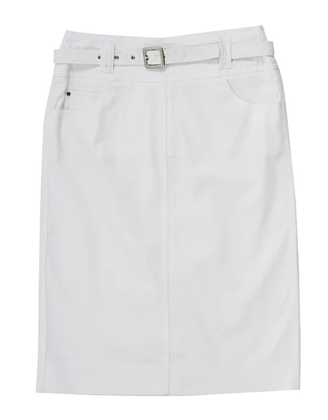 Bílá sukně — Stock fotografie