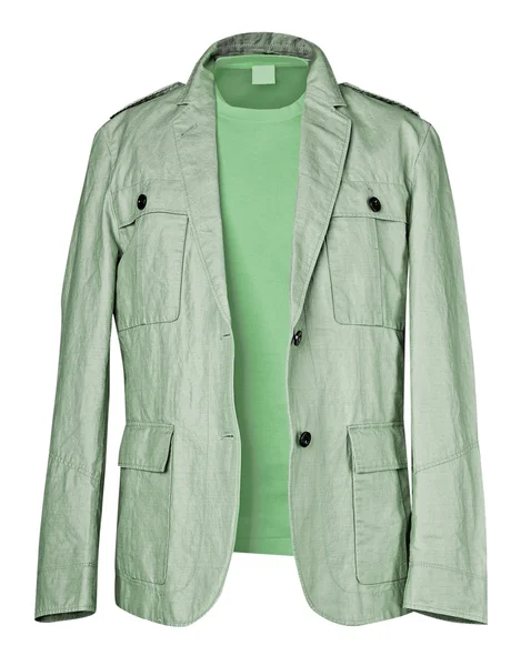 Green jacket — Stock Photo, Image