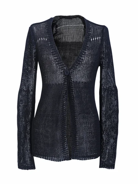 Jaqueta de lã preta — Fotografia de Stock