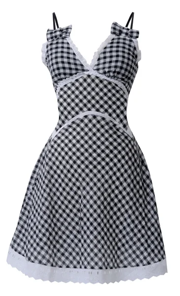 Checkered sundress — Stock Photo, Image