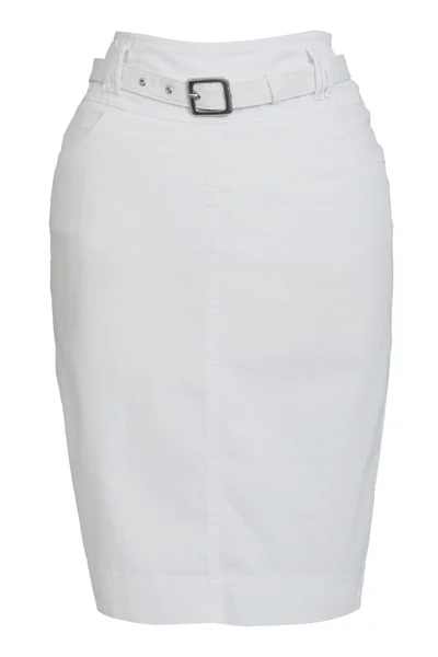 Spódnica biała — Zdjęcie stockowe