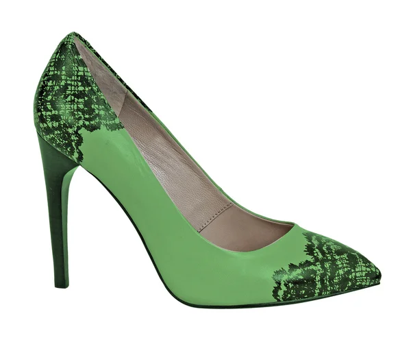 Sapato verde — Fotografia de Stock