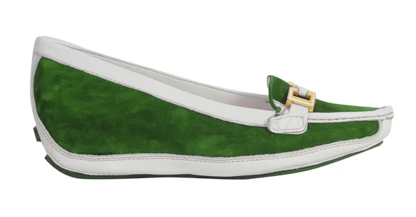Groene schoen — Stockfoto
