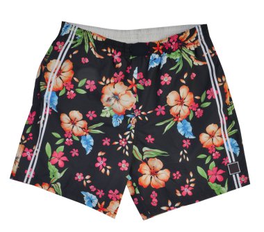 Men flowers shorts clipart