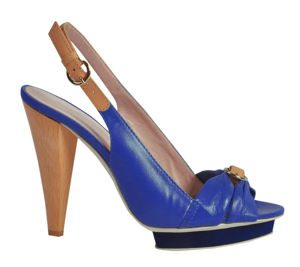 Blue shoe — Stock Photo, Image