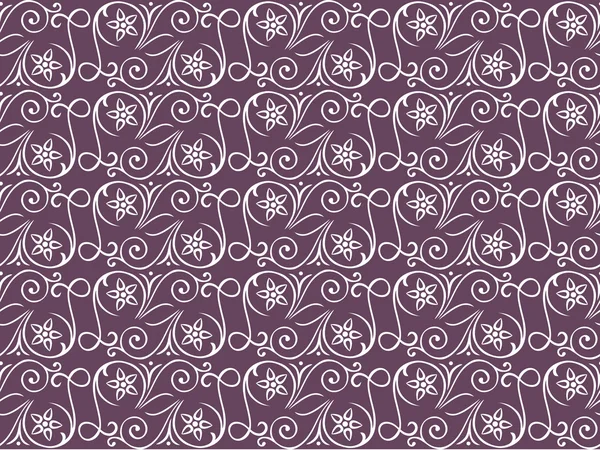 Seamless pattern on a lilac background — Stock Vector
