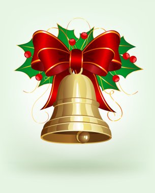 Christmas bell clipart