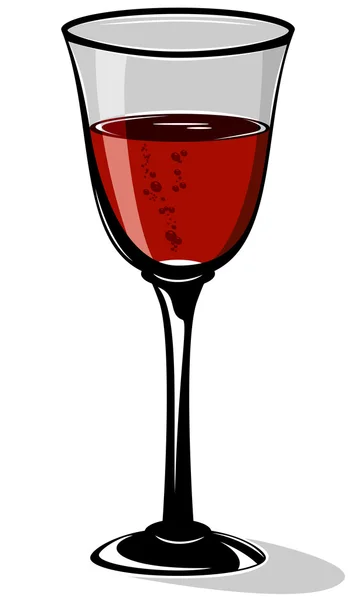 stock vector Wine glass