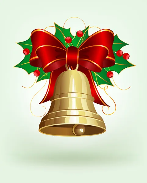 Christmas bell — Stock Vector