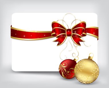 Holiday background with Christmas balls clipart