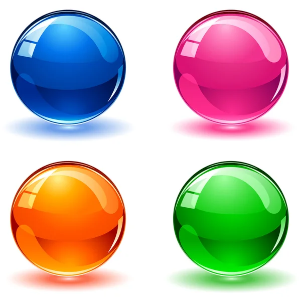 Flerfärgade bollar — Stock vektor
