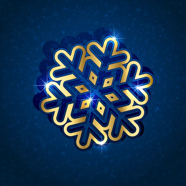 Papier flocons de neige — Image vectorielle