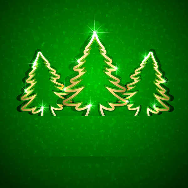 Árvore de Natal papel —  Vetores de Stock