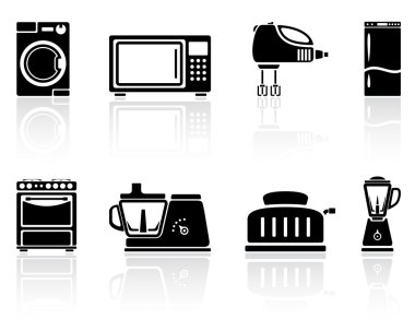 Home appliances clipart