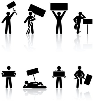 Human icons clipart