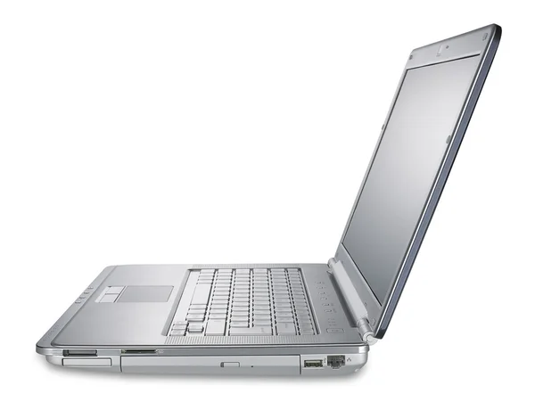 Laptop computer, shallow DOF with clipping path — Stock Photo, Image