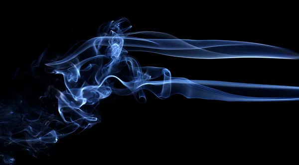 本物の煙のカラフルな抽象的な背景 — ストック写真