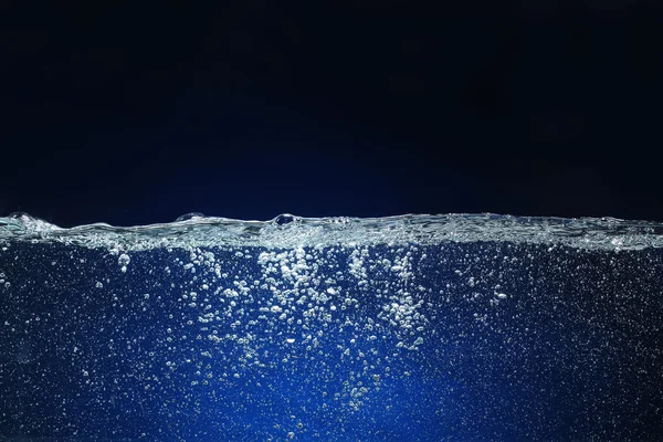 Water achtergrondgeluid met een heleboel bubbels — Stockfoto