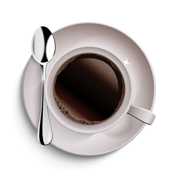 Чашка кофе Векторная Графика
