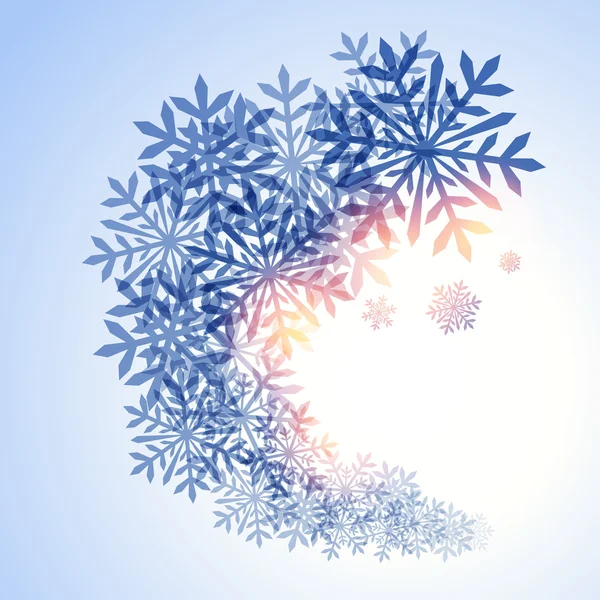 Fond d'hiver — Image vectorielle