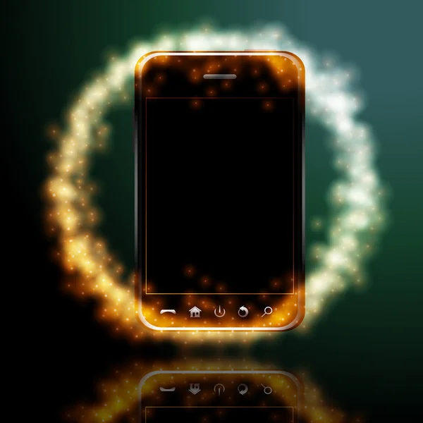 Ontwerp mobiele telefoon — Stockvector