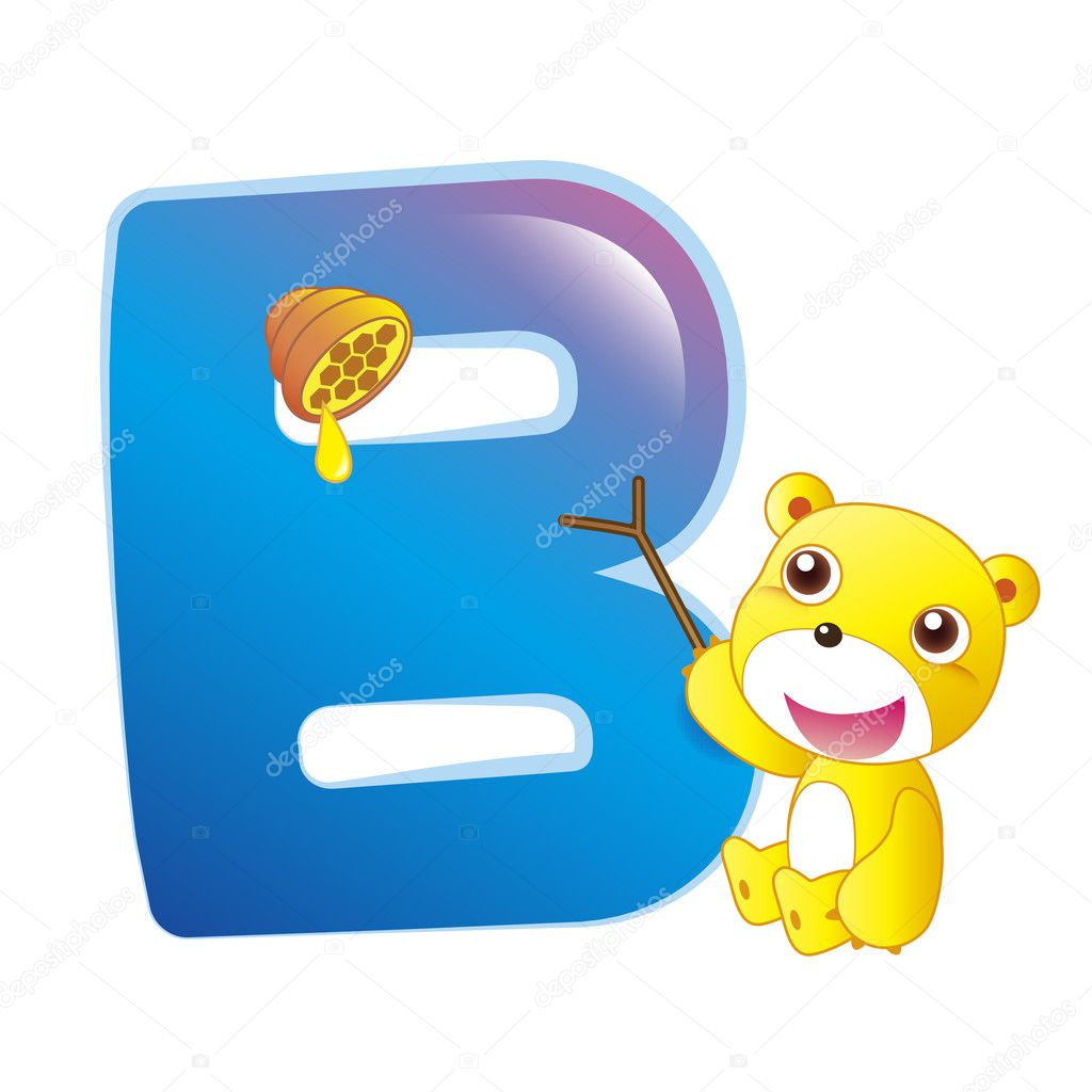 Animal alphabet B