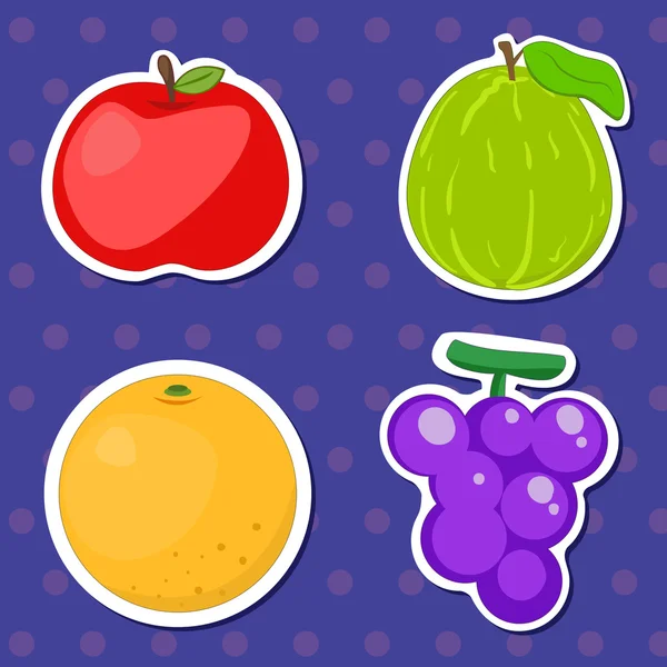 Cute fruit collection01 — Stock Vector