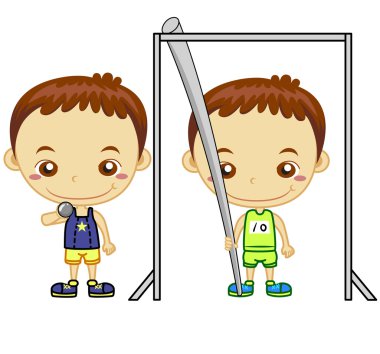 Kids and sports04 clipart