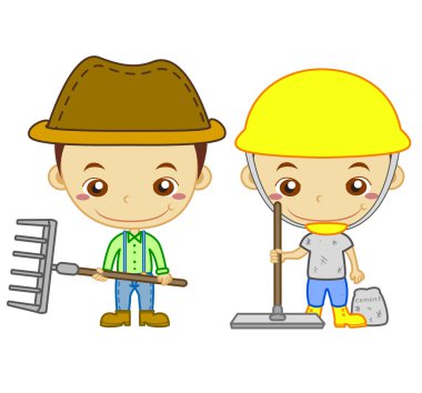 Kids and jobs10 clipart