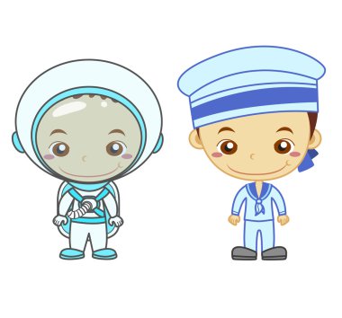 Kids and jobs11 clipart