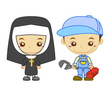 Kids and jobs15 clipart