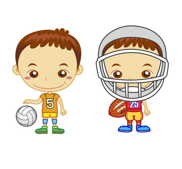 Enfants et sports06 — Image vectorielle