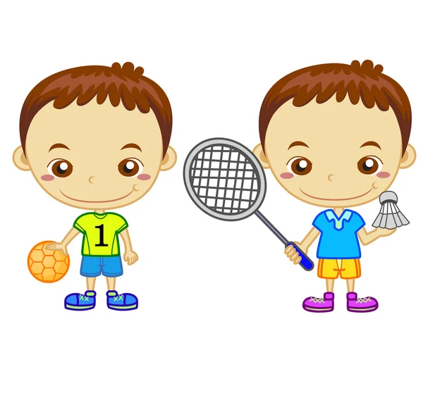 Kids and sports07 — Stock Vector