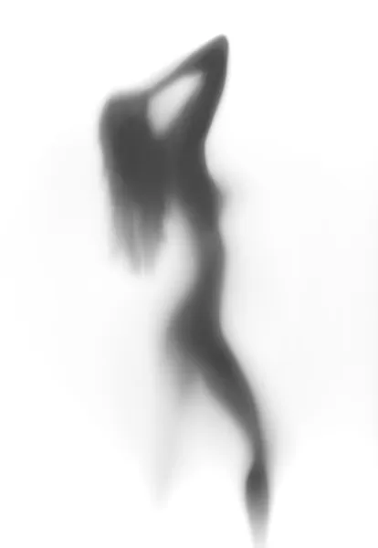Сексуальная женщина рассеивает абстрактность — стоковое фото