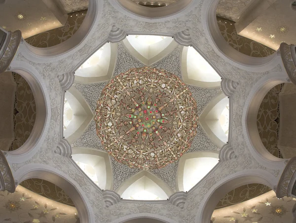 Полог аббатства Абу-Даби Гранд Мосс — стоковое фото