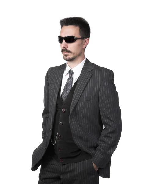 stock image Young business man and sunglasses