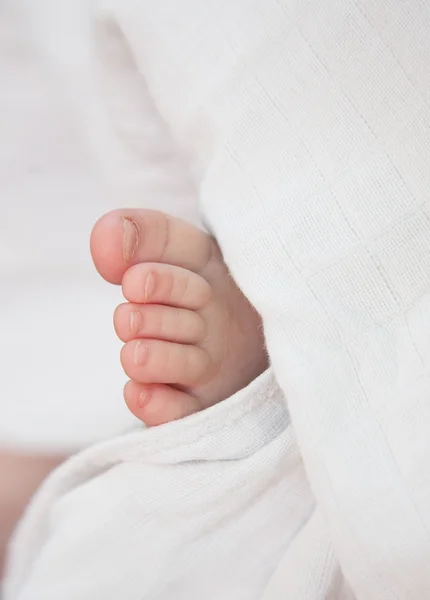 Κοντά στο πόδι του μωρού — Φωτογραφία Αρχείου