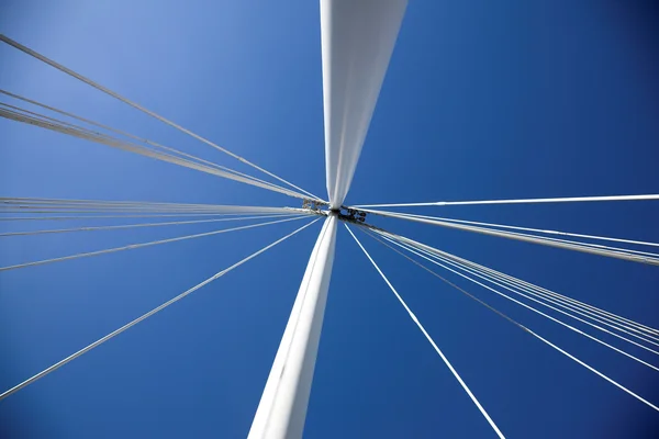 Elektrische pyloon, Netwerkcentrum — Stockfoto