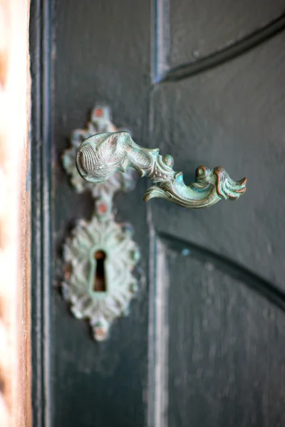 빈티지 doorhandle — 스톡 사진