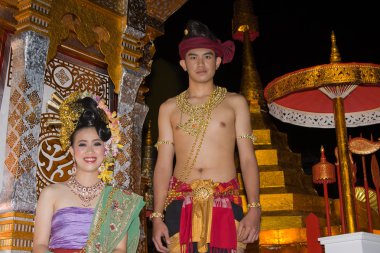 chiang mai Tayland krathong Festivali Loy