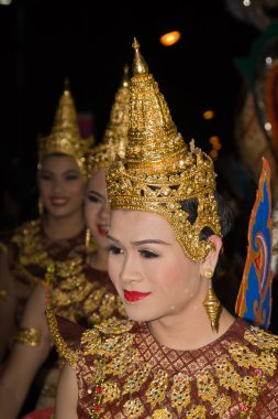 chiang mai Tayland krathong Festivali Loy